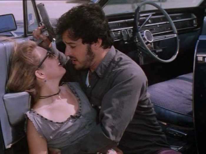 She and Gil Bellows played partners-in-crime in "Love and a .45" (1994).