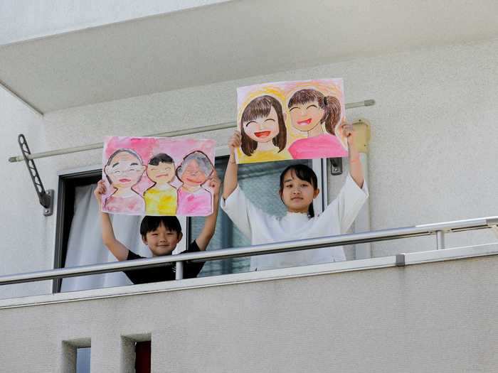 Around the world, children have illustrated that they miss their grandparents. "I miss being with my grandmother and my grandfather. Also, I want to go to my grandmother