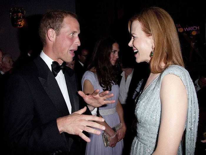 He played it super cool when talking to Nicole Kidman.