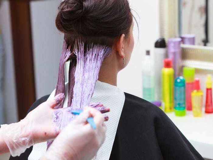 Dyeing your hair can change its texture.