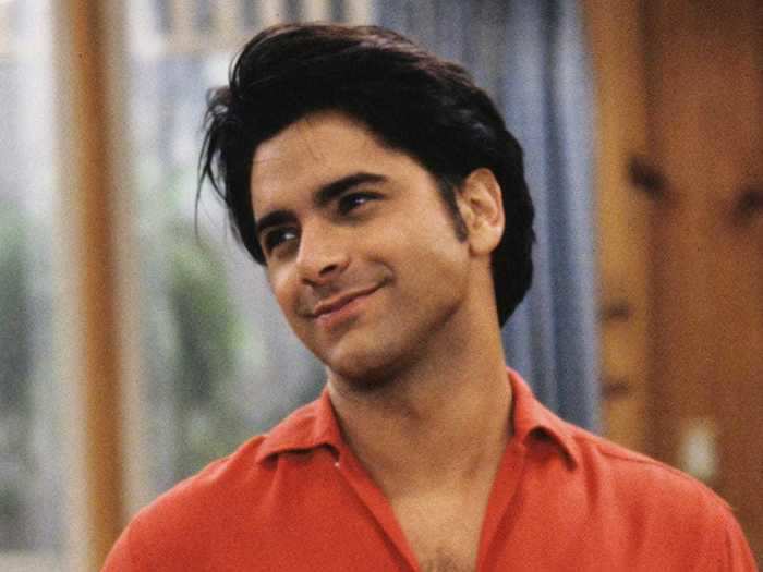 John Stamos has the iconic couch from "Full House."