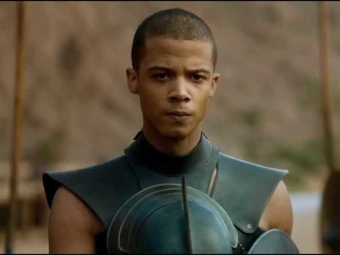 Jacob Anderson, who plays Grey Worm on "Game of Thrones," said he has a chess piece from the set.