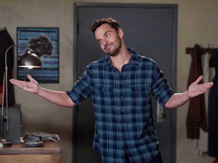 Jake Johnson said his closet is filled with Nick Miller’s jeans.