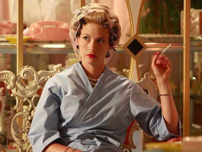 January Jones said she took home Betty Draper’s silverware.