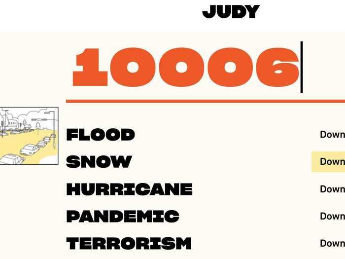 Judy also offers downloadable disaster plans and text alerts.