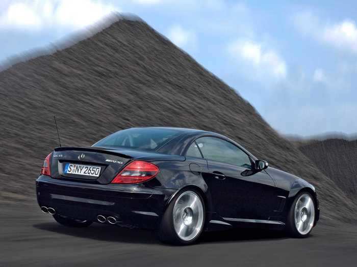 The first Black Series model was the mid-2000s Mercedes-Benz SLK 55 AMG Black Series, which made about 400 horsepower.