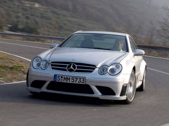 Based on the CLK 63 AMG, the Black Series had huge fenders and no back seats for weight savings.