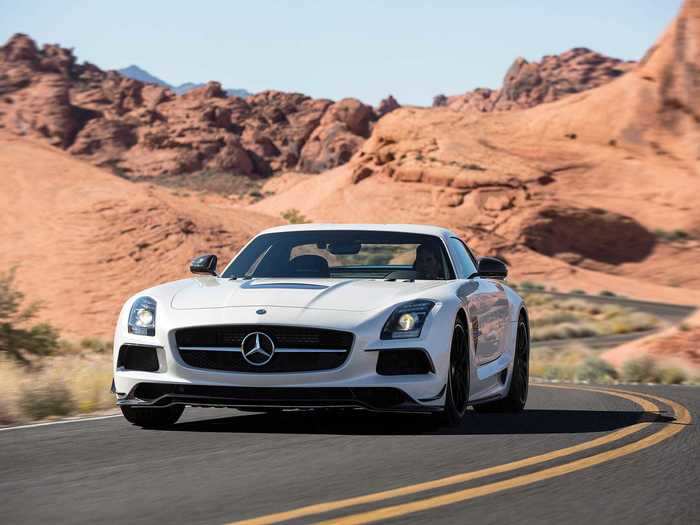 The SLS AMG put out more than 600 horsepower. Even years after its launch, it’s still awesome.