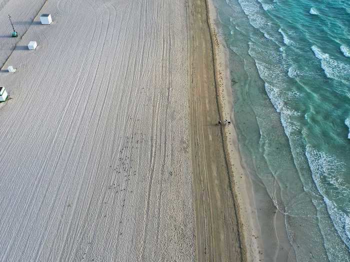 ... they are empty and inaccessible now, even though March and April are some of the beach