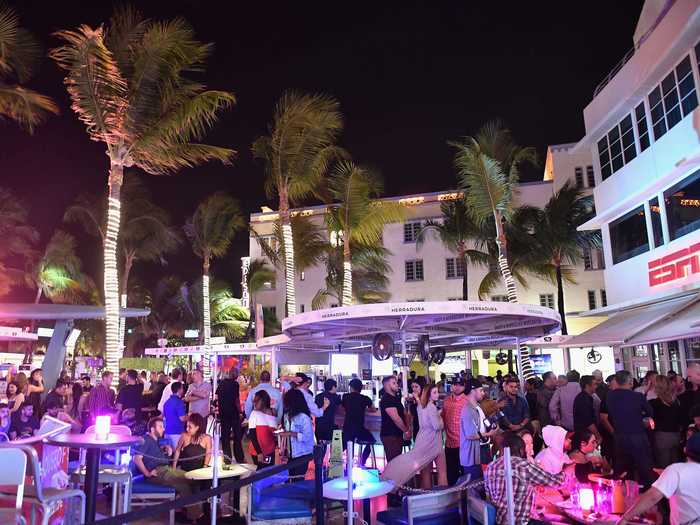 Popular spots for spring break nightlife on South Beach, like The Clevelander, have been closed for weeks. Bars and the like have been closed in Miami since March 17.