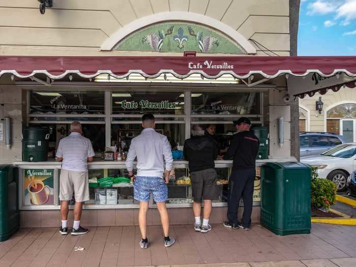 Other Miami favorites, like the Cuban restaurant Versailles, are keeping some semblance of normalcy. Before the pandemic, tourists could expect to wait hours for a table on any given day, while locals would snag takeaway from a bakery attached to the restaurant.