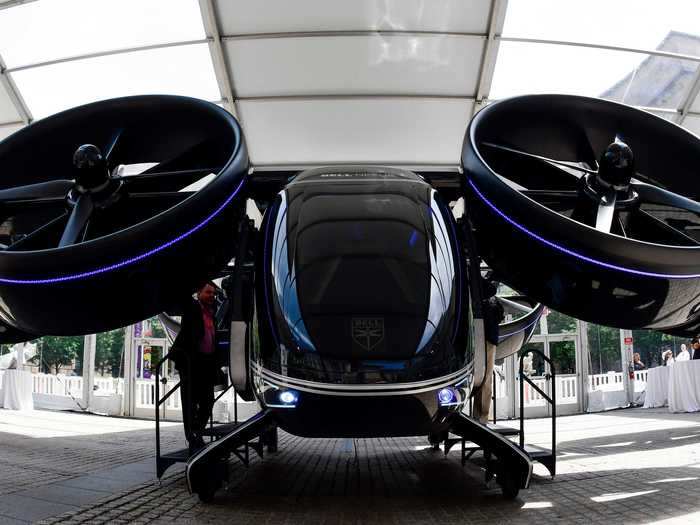 Uber is similarly experimenting with other futuristic VTOLS including the Bell NEXUS, a four-engine tiltrotor.