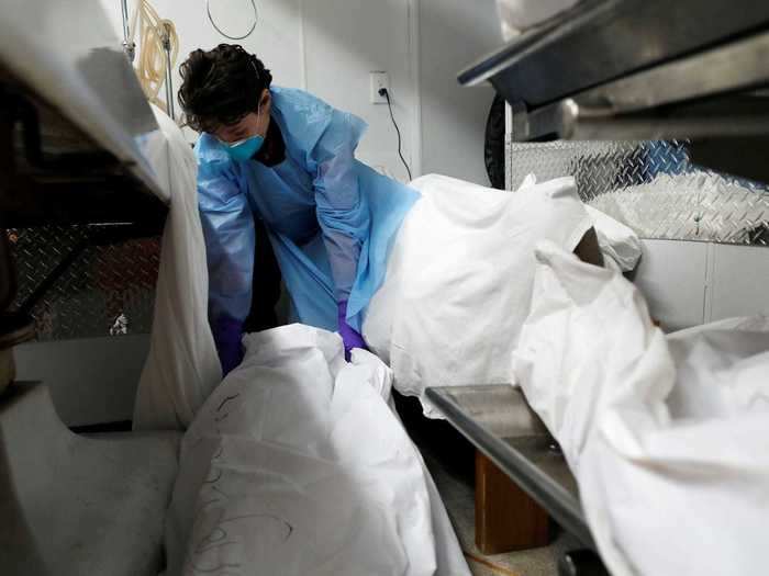 More than 16,000 people have died in New York City from the coronavirus — but the city only has four crematories. The virus outbreak has severely overwhelmed funeral homes and crematories as "deathcare workers" struggle to keep up with an influx of dead bodies.