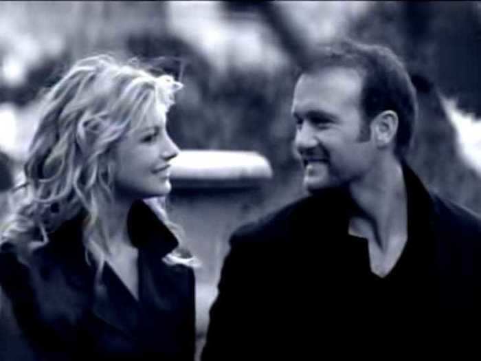 Country music royalty Tim McGraw and Faith Hill were smitten in the music video for "Let