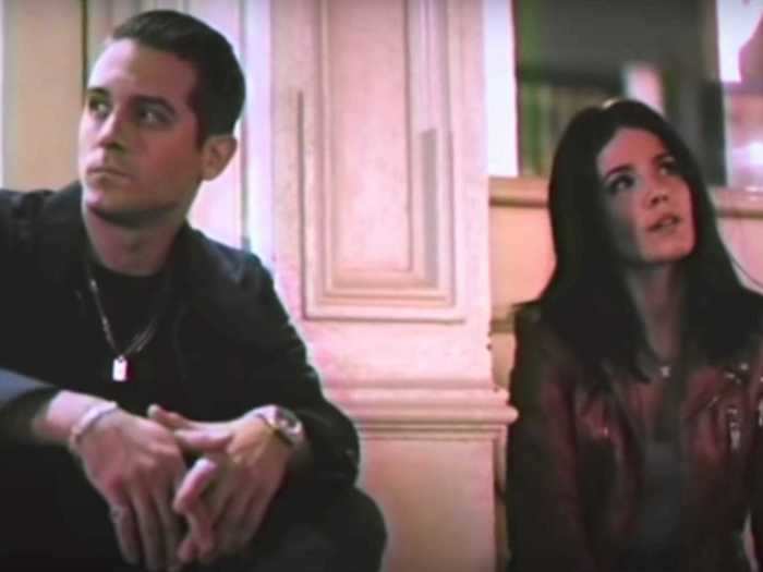 Former couple Halsey and G-Eazy were affectionate in the music video for their duet, "Him & I."