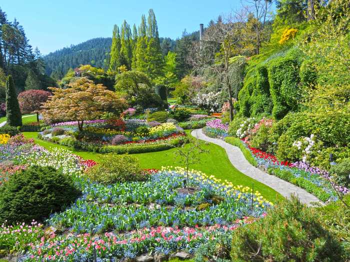 Butchart Gardens is located in Victoria, Canada, which is known as the "city of gardens."