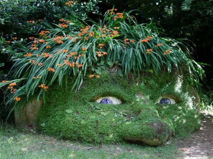 In Cornwall, England, the Lost Gardens of Heligan is like a fairy-tale come to life, featuring some whimsical garden sculptures.