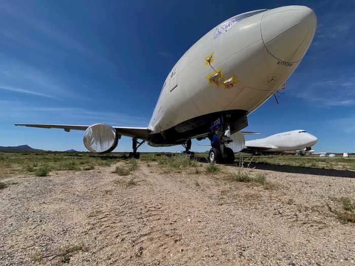 When the empty jets land at Pinal Air Park, they