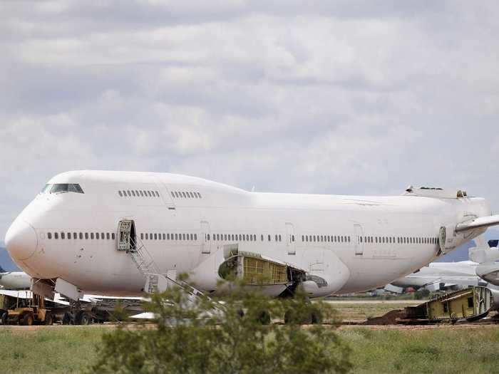 Most of the aircraft unlucky enough to stick around once the skies re-open for business will be scrapped for parts to support the aircraft that are still flying.