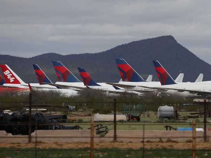 Pinal Air Park is seeing new arrivals nearly every day and expects to be at capacity by the end of April after taking in around 500 additional planes since March.