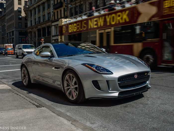 Jaguar F-Type. Suave yet aggressive, the F-Type is perhaps the most beautiful car money can buy.