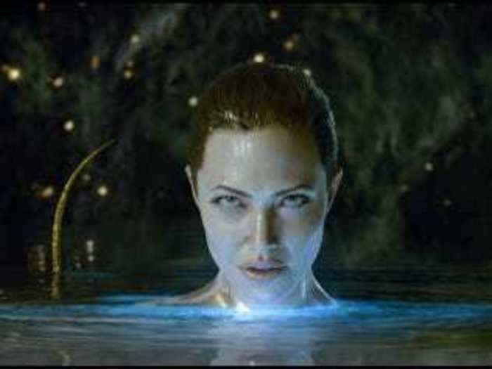 Jolie appeared as Grendel