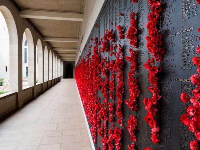 This year, the walls were filled with flowers but the halls were devoid of members of the public.