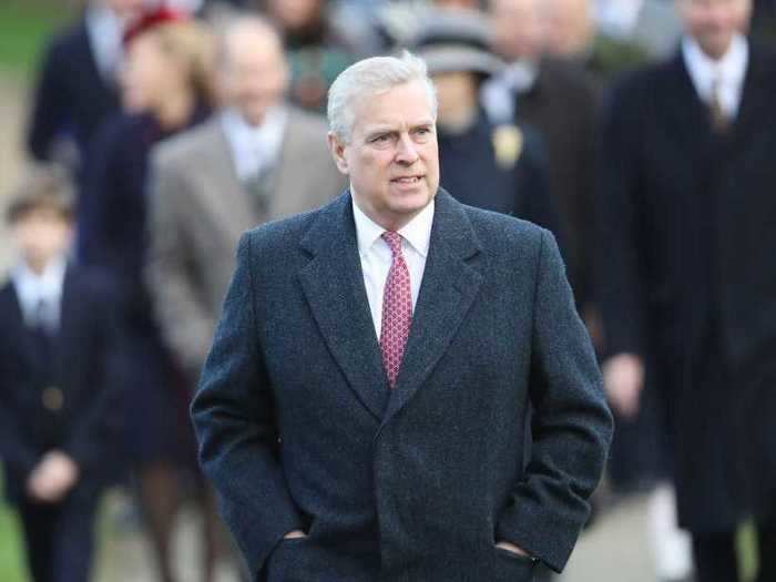 Today, Prince Andrew is eighth in line to the throne.