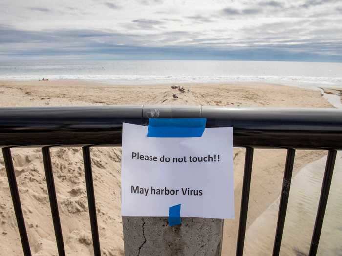 These beaches are a sharp contrast to other Orange County cities, including Laguna Beach and Seal Beach, that have kept their beaches closed.