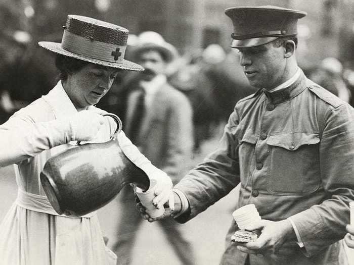 In its early years, the Red Cross helped support soldiers in battle and communities in disasters.