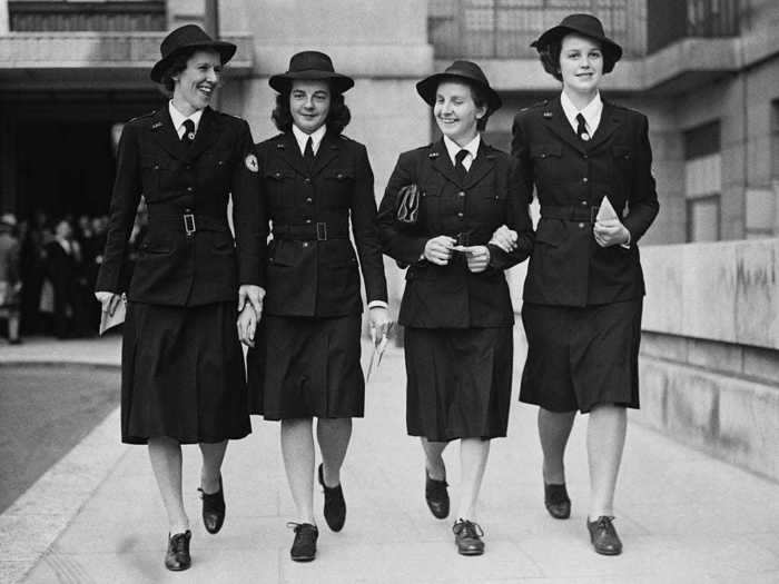 Red Cross nurses had different uniforms over the years.