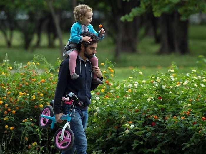 The little ones can finally celebrate spring.