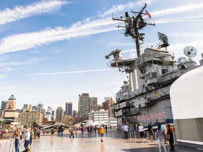 The Intrepid Sea, Air, and Space Museum in New York City has tons of online activities tailored for students in elementary, middle, and high school.