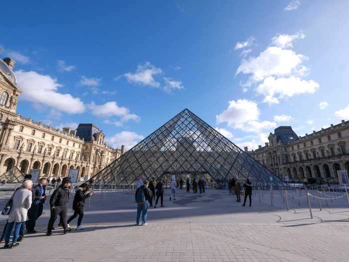 There are a couple of ways to virtually tour the Louvre.