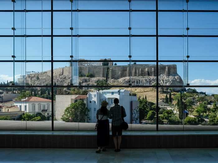 The Acropolis Museum lets users take in stunning views of Athens, Greece, from their couch.