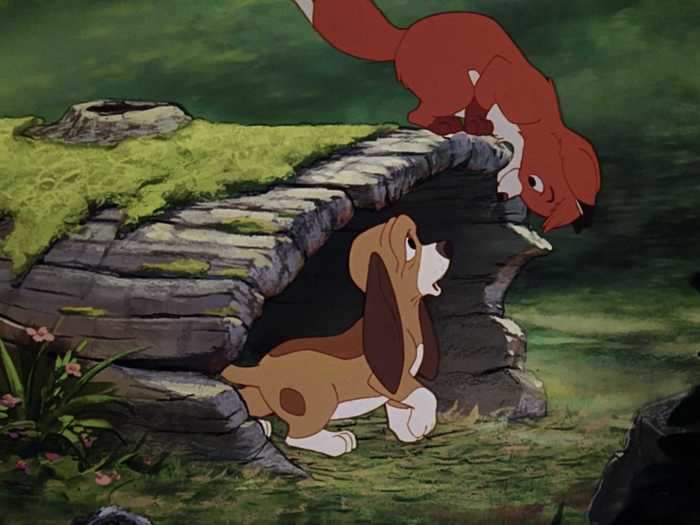 If you found "Bambi" a bit dull, "The Fox and the Hound" is a good alternative with forest animals and a mischievous fox.