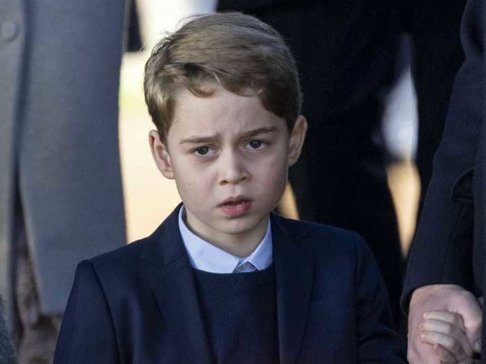 Prince George, 6, is third in line to the British throne after his grandfather and father.