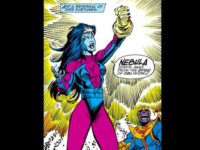 They considered having Nebula wear the Infinity Gauntlet.