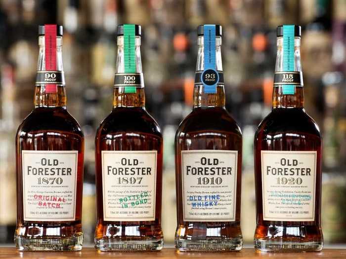 1. Old Forester Rye Whiskey