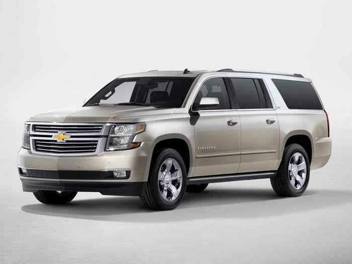 4. Chevrolet Suburban — 4.9% reached 200,000 miles