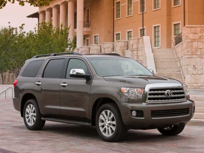 2. Toyota Sequoia — 9.2% reached 200,000 miles