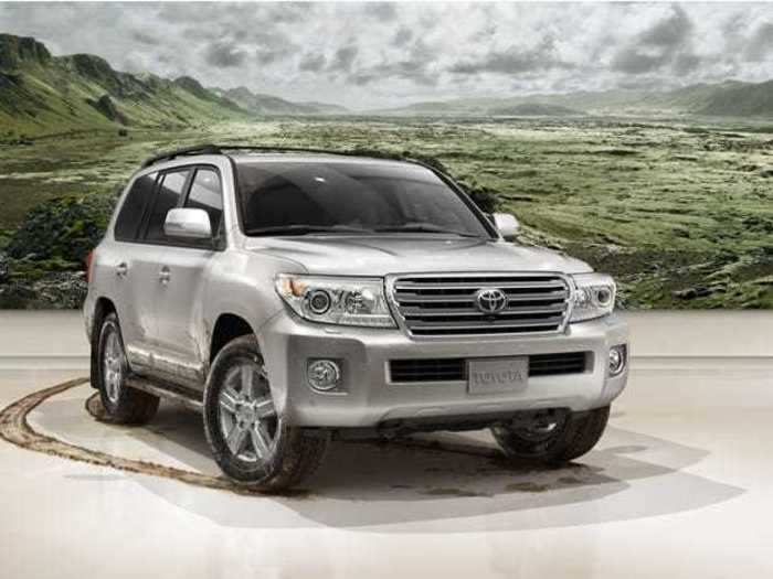 1. Toyota Land Cruiser — 15.7% reached 200,000 miles