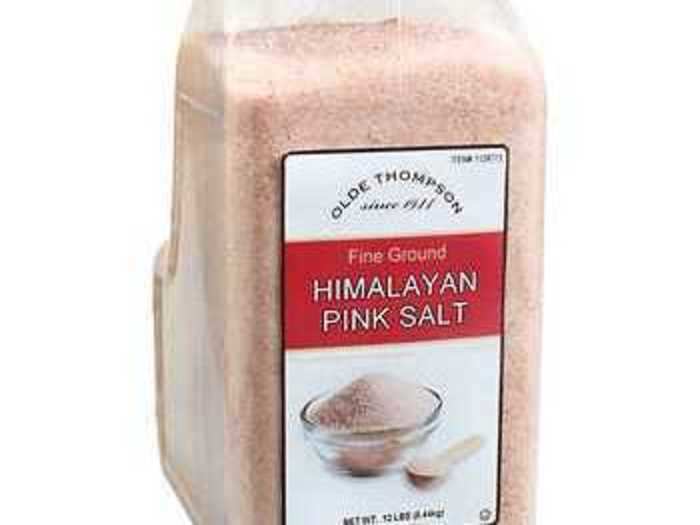 I stock up on Himalayan pink salt because I use it so often.