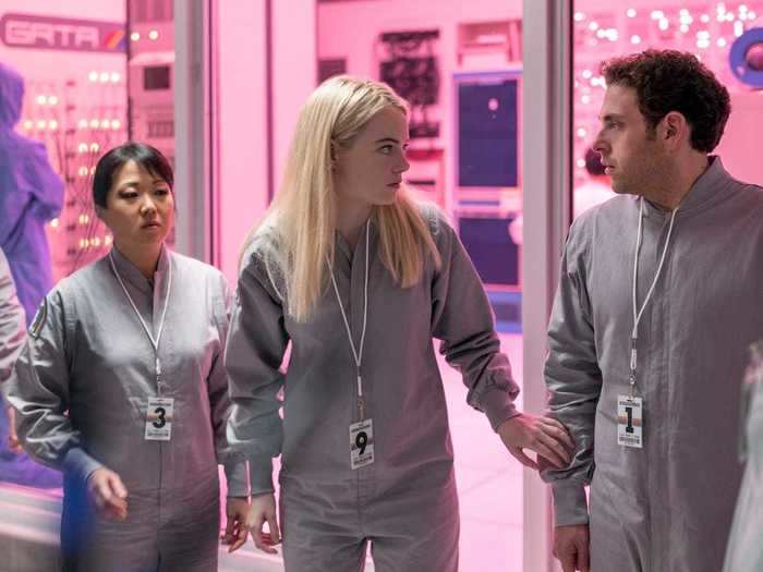 Jonah Hill and Emma Stone play participants in a futuristic pharmaceutical trial on "Maniac."