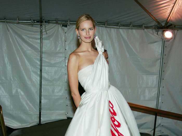 Taking her adoration for Coco Chanel to another level, Karolina Kurkova showed up to 2005