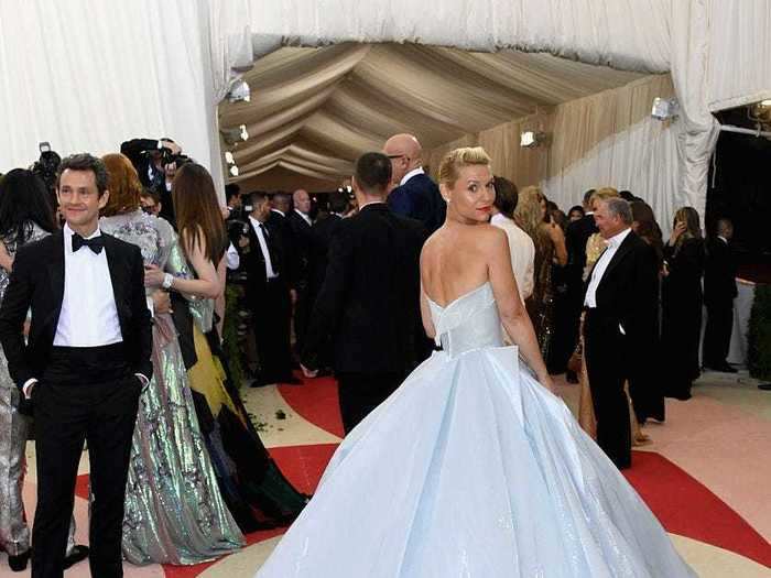 Claire Danes was glowing (literally) in 2016 thanks to this glow-in-the-dark ball gown by Zac Posen.