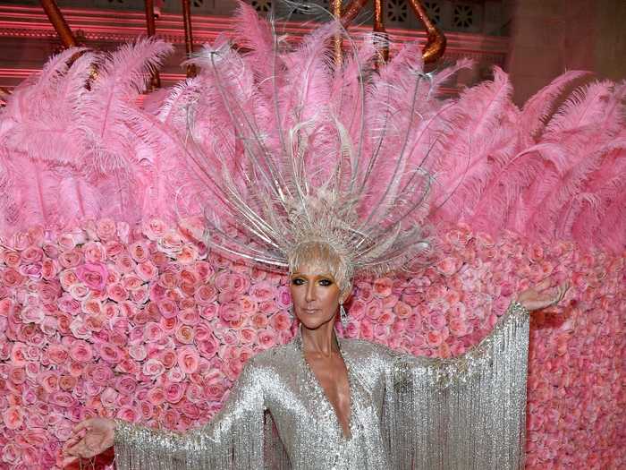 The frills on Céline Dion