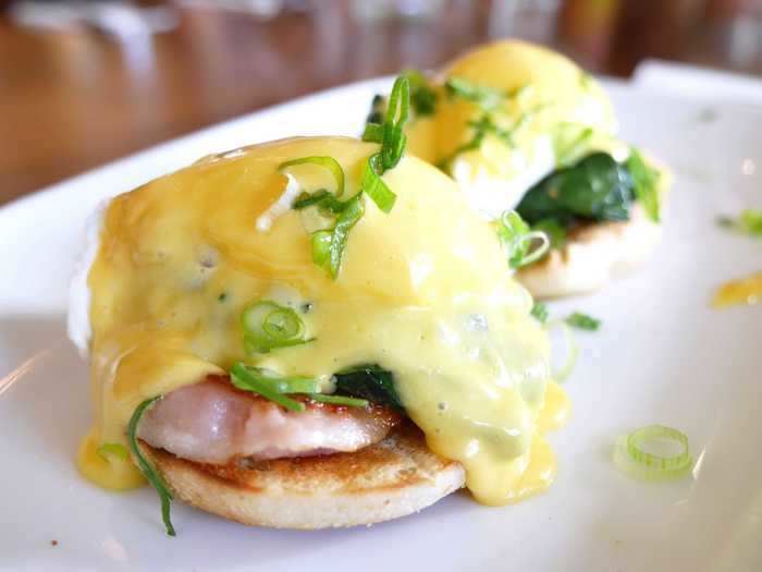 Eggs Benedict is an indulgent dish that