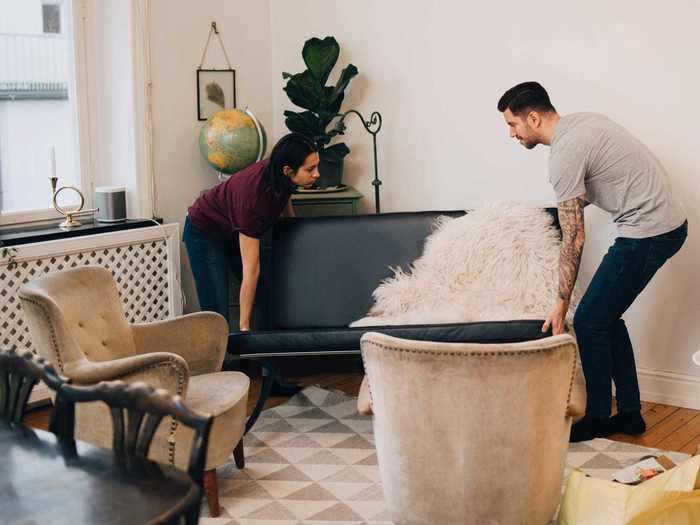 Quarantine presents a good opportunity to rearrange your furniture.