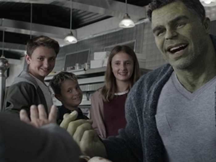 There are multiple cameos in this scene with Smart Hulk.